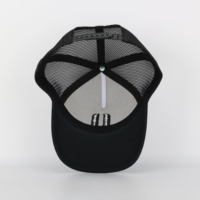 Casquette de golf pour homme, style décontracté, pour l'extérieur, blanche et noire, type trucker, ajustable, 5 panneaux, style Dobby, imprimé nœuds dessinés à la main