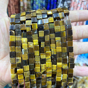 ลูกปัดพลอยธรรมชาติทรงลูกบาศก์ เจียระไนด้วยมือ สำหรับทำเครื่องประดับ DIY ขนาด <span class=keywords><strong>2</strong></span> <span class=keywords><strong>3</strong></span> 4 6 8 มม. ความยาว 38 ซม. - Product Image 5