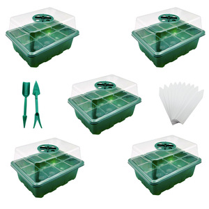 Plateau de semis 12 alvéoles réutilisable, flexible et écologique pour plantes <span class=keywords><strong>succulentes</strong></span> de jardin, semis de <span class=keywords><strong>graines</strong></span>, facile à nettoyer, résistant à la corrosion - Product Image 6