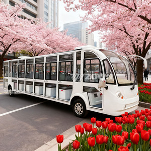 Autobús Turístico Eléctrico Ecológico con Sistema Inteligente de Arranque con una Sola Tecla y Bajo Consumo de Energía para Aldeas Turísticas - Product Image 4