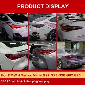 Fanali Posteriori Laser CSL per <span class=keywords><strong>BMW</strong></span> Serie 4 M4 I4 <span class=keywords><strong>G22</strong></span> G23 G26 G82 G83 2020-2026 Nuovo Prodotto Luce Posteriore a LED - Product Image 5