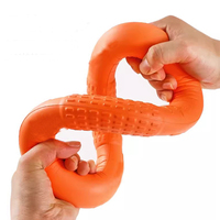 Robuster und Langlebiger EVA-Haustier-Zugring für Hundetraining Bissresistentes Buntes Spielzeug 18cm 28cm mit Schnittfunktion