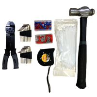 Boîte à outils en acier portable à 3 tiroirs à 4 couches 20 ''loquets de stockage d'outils multifonctions plateau de rangement poignée de transport OEM personnalisable