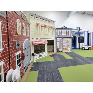 Kid Wooden Town Pretend <strong>Play</strong> House <strong>Center</strong> Building Area Soft <strong>Play</strong> Equipment for Commercial Playground Indoor Role <strong>Play</strong> <strong>Center</strong> - Product Image 4