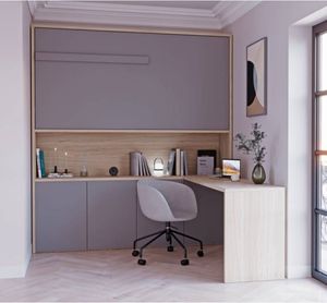 Muebles Inteligentes para Ahorrar Espacio, Cama <span class=keywords><strong>Litera</strong></span> Empotrada en la Pared, Cama Murphy, Muebles de Dormitorio para Adolescentes y Niños - Product Image 5