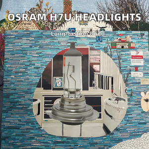 ไฟหน้ารถ64210 <span class=keywords><strong>H7U</strong></span> เดิมสำหรับ OSRAM <span class=keywords><strong>12V</strong></span> <span class=keywords><strong>55W</strong></span> ไฟสูงและต่ำอุณหภูมิ6000K ใหม่ของเยอรมนี - Product Image 2