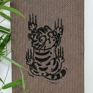 Tiragraffi per Gatti in Cartone Ondulato, Gioco Interattivo per Gatti, Tiragraffi Verticale in Cartone - Product Image 2