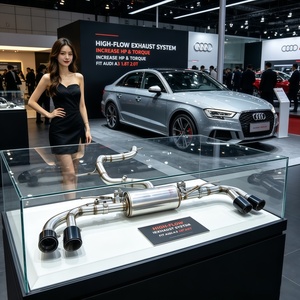 Tubos de Escape con Válvula de Control para Audi A3 1.8T 2.0T <span class=keywords><strong>2012</strong></span>-2020, Ideales para Conducción Diaria y Deportiva - Product Image 1