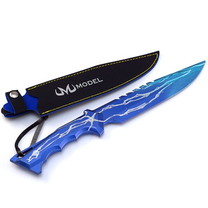 Fearless Contract Game Surrounding Gods God Penalty Knife 30CM Funda de cuero Edición Full Metal Crafts Toy Model - Product Image 1