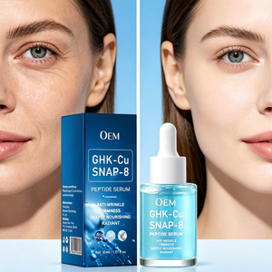 เซรั่มบลูคอปเปอร์เปปไทด์ OEM, GHK-Cu SNAP-8 เอสเซนส์ลดเลือนริ้วรอย, บำรุงผิวหน้าให้กระชับและเปล่งปลั่ง ดูอ่อนเยาว์ - Product Image 1