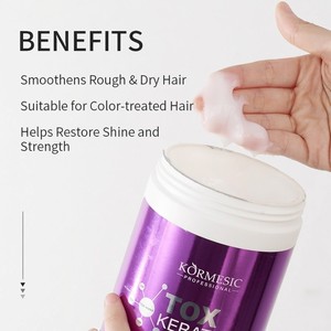 KORMESIC OEM Masque Capillaire Profond à la Kératine 1000g, Crème Végétale Bio aux Acides Aminés, Soin Essentiel pour Cheveux, Marque Privée Personnalisée - Product Image 4