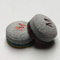 Niveau professionnel 13-14mm bleu pointes de queue Offre Spéciale piscine billard Snooker accessoires 1 pièces/paquet embouts en cuir