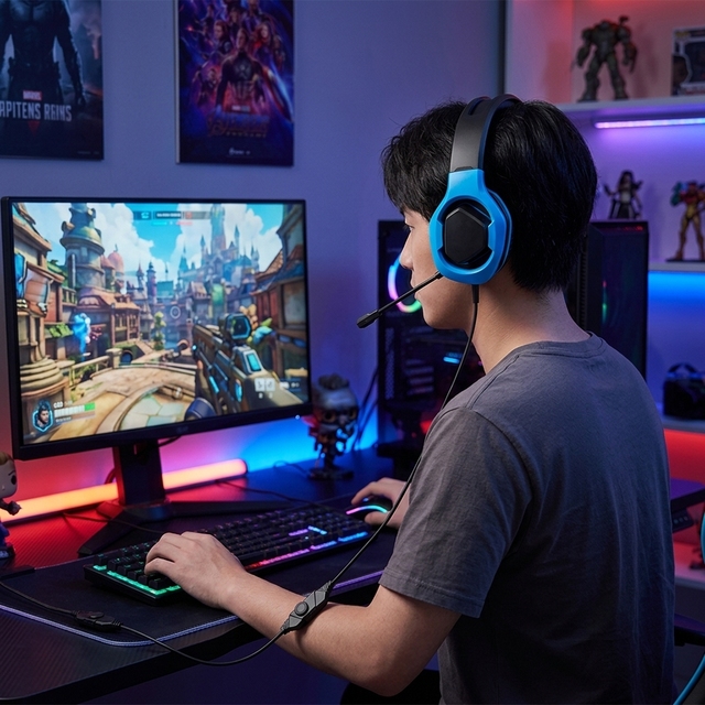 2026 New Hot Sales Ergonomic Eco-Friendly Adult Gaming Headset Customized