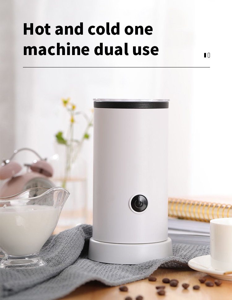 Milk Frother Automatic Milk Frother Large Capacity Automatic Foam Maker for Hot & Cold Milk