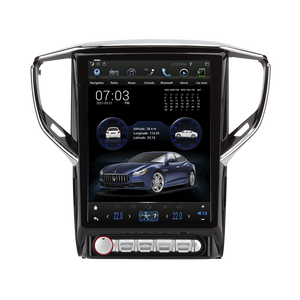 Autoradio stéréo écran vertical style Tesla Android 12.1 pouces, lecteur DVD, navigation GPS pour Maserati Ghibli 2014-2016 - Product Image 1