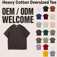 280GSM Schweres Baumwoll-Oversize-T-Shirt mit überschnittenen Schultern, personalisierbares Logo, Blanko-T-Shirt für Herren im Großhandel