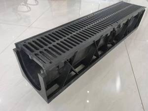 Nhà cung cấp Trung Quốc Heavy Duty vườn HDPE tuyến tính hệ thống thoát nước rãnh thoát nước sàn hệ thống thoát nước cho ngoài trời máng xối - Product Image 2