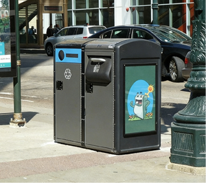 Wholesale Customized Standing Galvanized Steel Outdoor Eco-Friendly USA Street Charity Donation Bin Shoes Clothes <strong>Books</strong> Recycle - Product Image 5