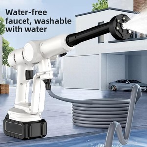 Hidrolavadora Inalámbrica Portátil de 15M con Batería de Litio de Alta Presión, Pistola de Agua con Boquilla 6 en 1 para Limpieza de Autos, Jardines y Hogares - Product Image 4