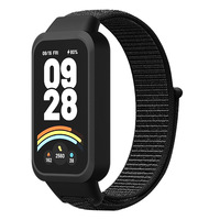 Bracelets de montre respirants pour Xiaomi Watch 9 Active, bracelet en nylon tressé, étui de montre en PC pour Redmi Watch 3, bracelet de montre
