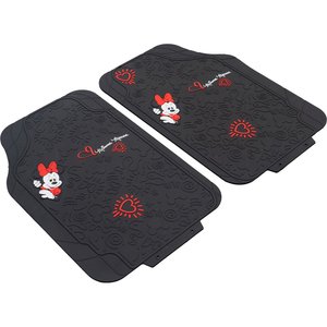 Coppia di tappetini per auto Minnie Mouse, in PVC, universali - Product Image 2