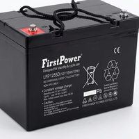 Batería AGM de ciclo profundo LFP1255D 12V55Ah, libre de mantenimiento, recargable, para sistemas de almacenamiento de energía solar fuera de la red.