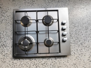 2025 La surface de la cuisinière électrique intégrée la plus vendue et la puissance de la batterie comprennent une cuisinière à gaz de table avec <span class=keywords><strong>Wok</strong></span> en acier inoxydable argenté OEM - Product Image 3