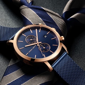 HANNAH <span class=keywords><strong>MARTIN</strong></span>-reloj de acero inoxidable resistente al agua para mujer, reloj femenino de pulsera con resistencia al agua, modelo 1092 - Product Image 2