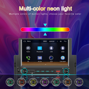 Radio para Auto Podofo 1 Din de 6.2'' con CarPlay Cableado, Android Auto, Pantalla Táctil Capacitiva Basada en Linux, Reproductor MP5, Bluetooth, FM, USB y Carga Rápida - Product Image 2