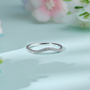 Bague de fiançailles minimaliste en or massif 18 carats plaqué rhodium avec diamants naturels, haute qualité, pour femme, usage quotidien, vente en gros - Product Image 6