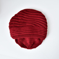 If me — bonnet tricoté pour femmes, chapeau chaud, Baggy, avec pompon en fourrure, Ski, vente en gros