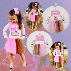 חם מכירה rts תינוקות בנות פעוטות ורוד גוטו שמלות טולה שרוול ארוך בנות ורוד שמלה טולה 1-0 עד 8 שנים - Product Image 1