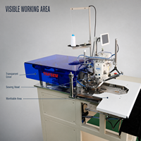 Machine à coudre industrielle TOPSEW TS-850 pour la traitement des fentes et des revers de manches de chemise en usine