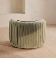 Sassanid OEM Home Decor Inspiration Salon de luxe Sièges confortables Fauteuil pivotant Vivienne