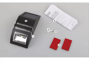 Chất lượng cao siêu sáng ngoài trời năng lượng mặt trời cảm biến <span class=keywords><strong>led</strong></span> tường ánh sáng trắng ấm ip65 cho vườn đèn chuyển động đèn tường - Product Image 4