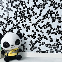 Prix d'usine Mini mosaïque en porcelaine de forme irrégulière en forme de bris de verre arc-en-ciel pour mur de salle de bain, douche, sol, crédence de cuisine
