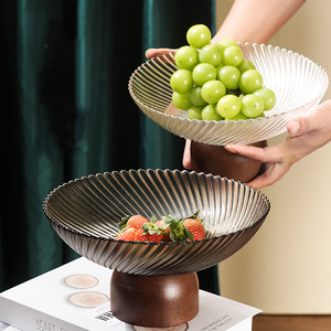 <span class=keywords><strong>Plateau</strong></span> de fruits en <span class=keywords><strong>verre</strong></span> à pieds hauts en <span class=keywords><strong>bois</strong></span> massif de style chinois moderne <span class=keywords><strong>Table</strong></span> basse de salon avec <span class=keywords><strong>plateau</strong></span> de fruits en <span class=keywords><strong>verre</strong></span> à sucre - Product Image 1