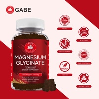 Complément alimentaire en gommes, glycinate de magnésium en gommes pour adultes, santé des os et des dents, renforcement de l'immunité, compléments alimentaires en gros, vitamines