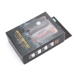 Yueli Bicycle <b>Lights</b> Set Head <b>Light</b> Tail <b>Light</b> <b>USB</b> Rechargeable <b>LED</b> Waterproof IPX4 4 Modes Plastic - Product Image 2
