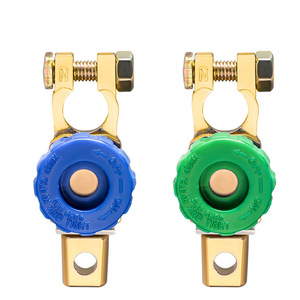 Auto Battery Disconnect Switch Copper 93mm Blue Green For Electric Cars - Product Image 1