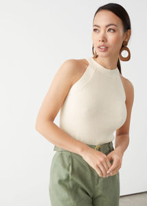 Pulls personnalisés pour femmes, tricot à manches courtes, camisole tricotée, débardeur, haut en maille, gilet en maille pour femmes - Product Image 4