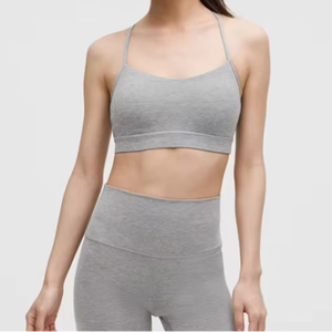 Custom logo Wholesale Women Yoga Sport Bra Sexy Cross Back Sports Backless Gym Bra for Women Fitness - Product Image 3