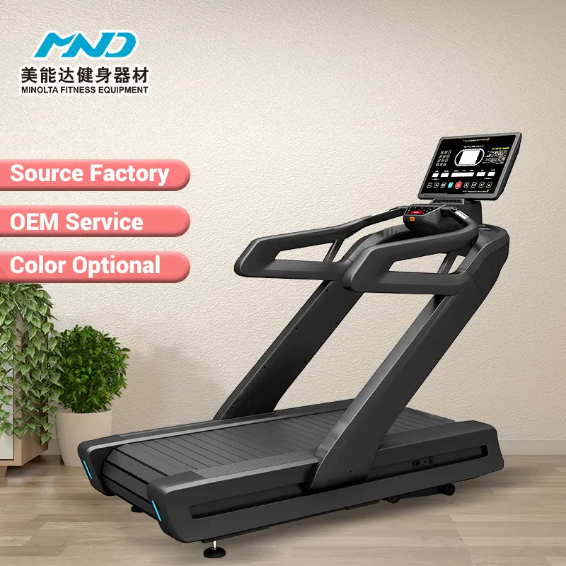 Comercial Treadmill Fitness Equipment 3HP Running Machine Crawler Treadmill Gym Cardio Machine para Exercício