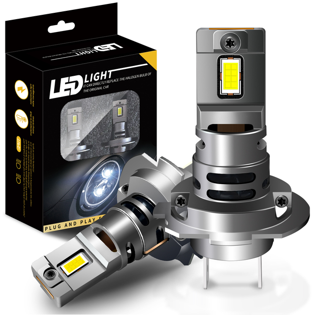 2024 New Design 1:1 Halogen Lamp Design Plug and Play Mini H7 LED Headlights Bulb Csp 3570 LED Chip H7 LED Headlights Bulb