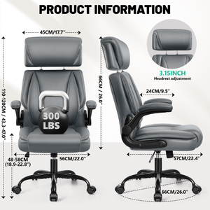 Silla <span class=keywords><strong>de</strong></span> Oficina Ejecutiva a Precio <span class=keywords><strong>de</strong></span> Fábrica, Silla Giratoria Resistente y Cómoda <span class=keywords><strong>para</strong></span> Conferencias y Reuniones, Ajustable <span class=keywords><strong>para</strong></span> <span class=keywords><strong>Adultos</strong></span>, Respaldo Alto, <span class=keywords><strong>para</strong></span> Computadora - Product Image 6