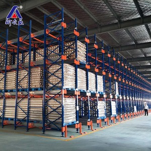 متعدد المستويات الفضاء إنقاذ الثقيلة أرفف متحركة للنقل الثقيل تعمل عن طريق شبكة لاسلكية التخزين البليت نظام أرفف للبيع - Product Image 6