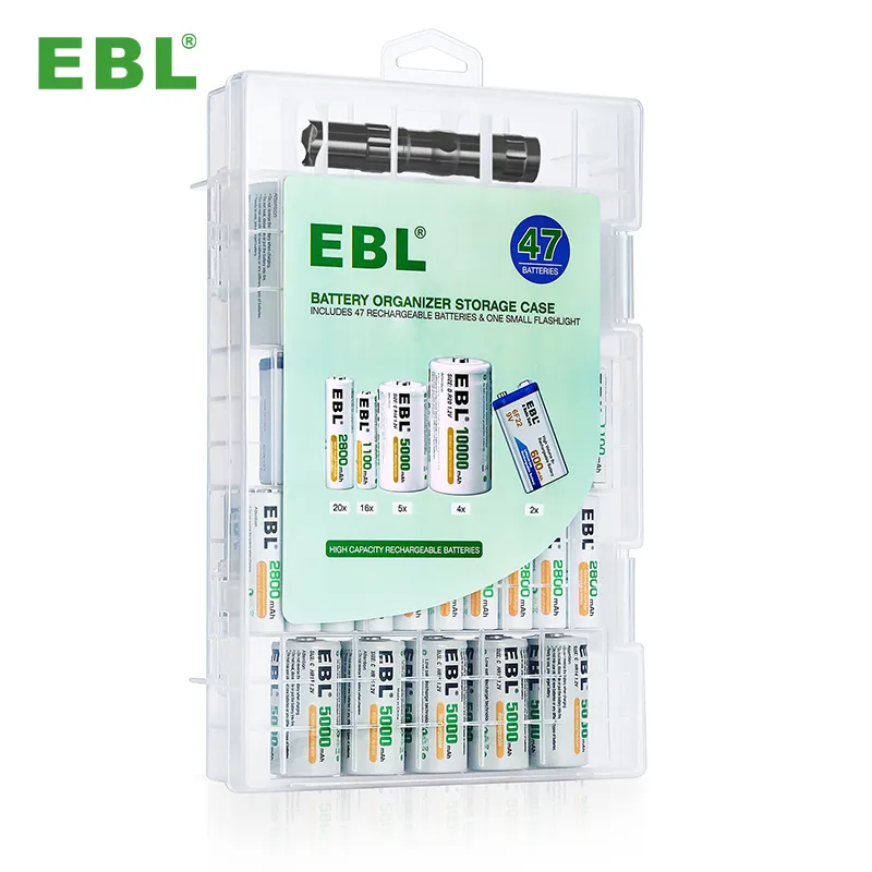 EBL Rechargeable Batteries Combo Box AA Cells
