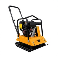 Compacteur à plaque vibrant C80 à essence/diesel, vente directe usine, compacteur à plaque vibrant portatif, machine de compactage de sol
