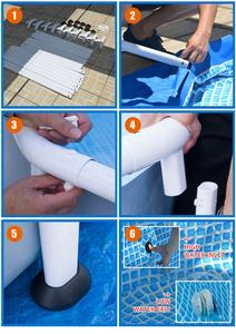 <span class=keywords><strong>INTEX</strong></span> 28205 <span class=keywords><strong>244</strong></span>*51CM Piscinas de Verano con Marco Metálico, <span class=keywords><strong>Piscina</strong></span> Inflable Grande Sobre el Suelo - Product Image 4