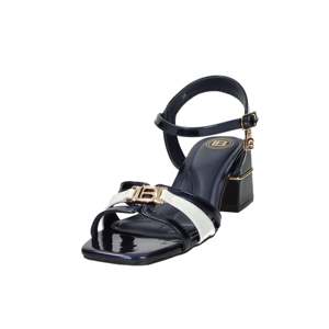 Sandalias de Tacón para Mujer Laura Biagiotti, Azul Blanco, Tacón de 5.5 cm, Talla 36 - Product Image 5